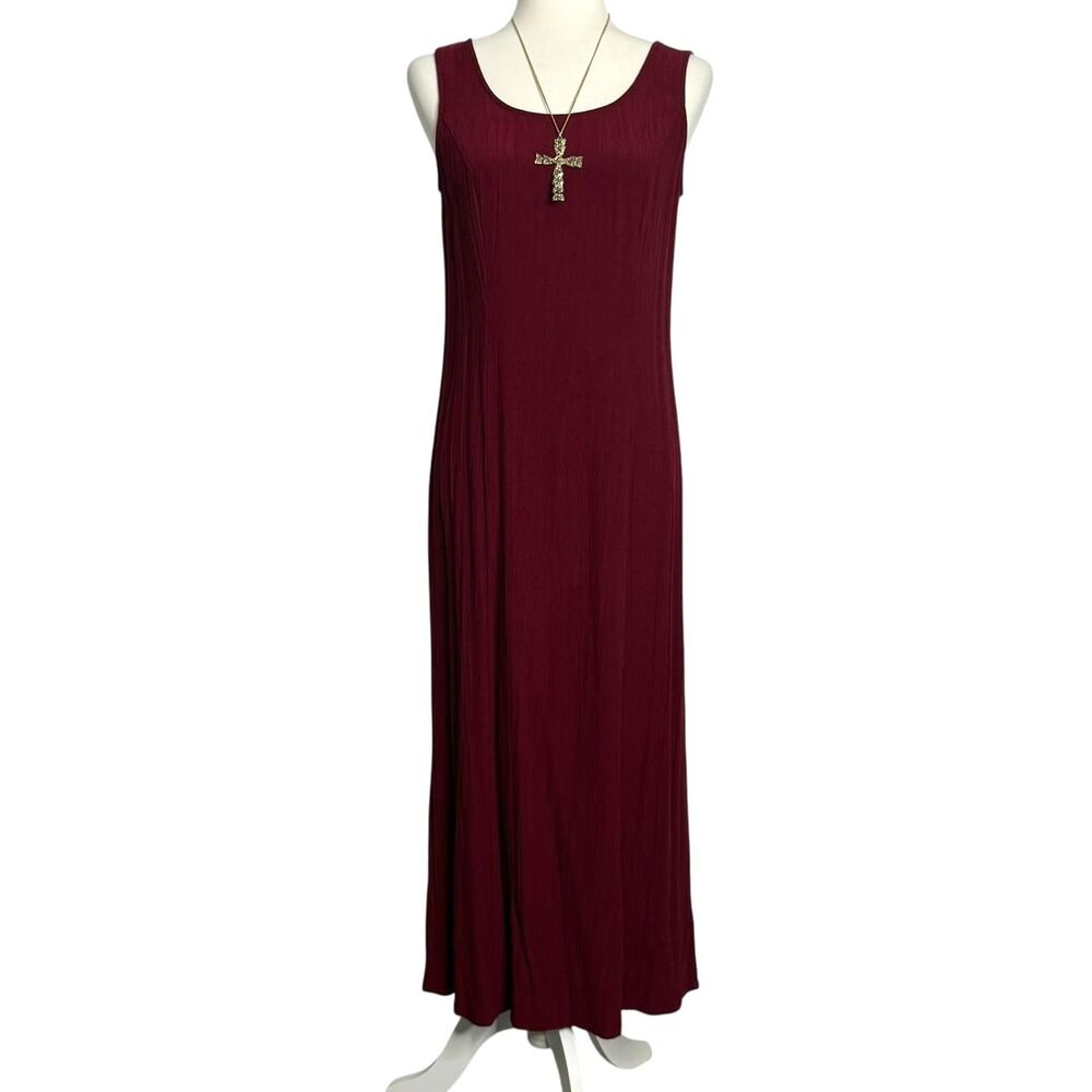 Vintage 90’s Burgundy Maxi Dress